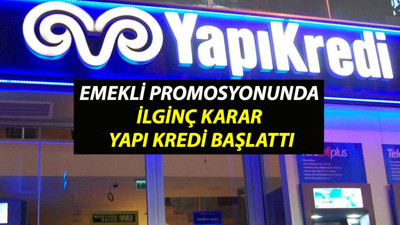 Vatandaş akın etti, Yapı Kredi bu kararı aldı. 7500 TL emekli maaş promosyonu veren banka jest yaptı ve "Lezzetli Bir Ara" uygulaması başlattı