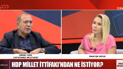 Gürsel Tekin tv100'de konuştu: HDP'ye bakanlık verilebilir