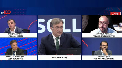 Barış Yarkadaş'ın ihale ifşasına İYİ Parti Genel Sekreteri Uğur Poyraz tv100 canlı yayına bağlanarak cevap verdi