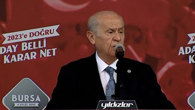 Bahçeli'den 'HDP'ye bakanlık verilebilir' sözüne sert tepki. Bahçeli'den 2023 mesajı. Erdoğan'ın adaylığı için net konuştu