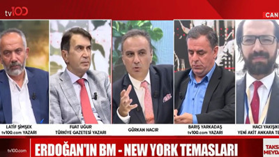Türkiye, ŞİÖ'ye mi üye oluyor? Hacı Yakışıklı, tv100'de açıkladı: Türkiye, Eylül 2023'te üyelik için başvurabilir. Hacı Yakışıklı ayrıca Cumhurbaşkanı Erdoğan'ın o fotoğrafının hikayesini açıkladı