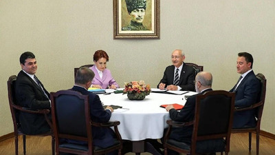 6’lı masadan ortak bildiri geldi. Ortak Cumhurbaşkanı adayı açıklaması