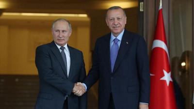 Cumhurbaşkanı Erdoğan ve Rusya Devlet Başkanı Putin görüştü