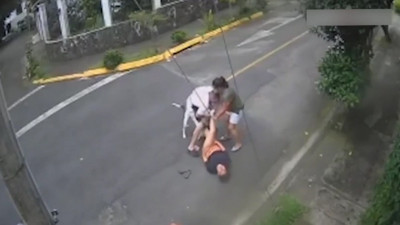 Sosyal medya bu aşçıyı konuşuyor! Pitbullun boğazını sıkarak genç kadını böyle kurtardı