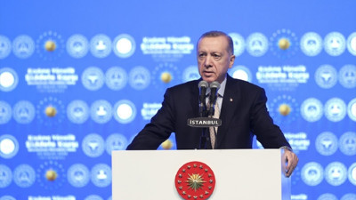 Erdoğan Kadına Şiddetle Uluslararası Mücadele programında: Bir kadının bile cinayete kurban gitmesine izin vermeyeceğiz!