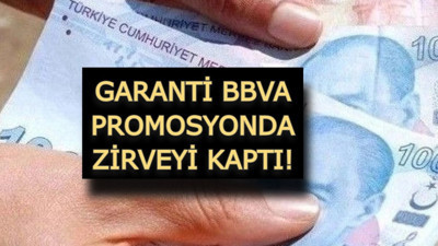 Garanti BBVA emekli promosyonlarında bonkör çıktı zirveyi kaptı. Aralık kampanyasıyla diğer bankaları ezdi geçti. Duyan Garantiye koşacak