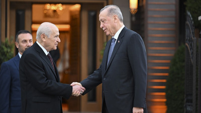 Erdoğan ile Bahçeli görüşmesi sona erdi