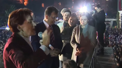 İBB Başkanı Ekrem İmamoğlu Saraçhane'de açıklama yaptı. Akşener'den İmamoğlu için adaylık sinyali: Bu şarkı burada bitmez