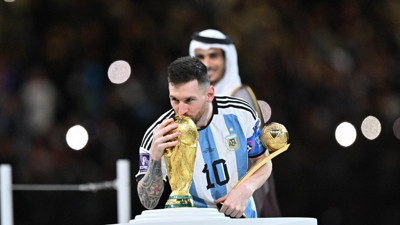 Lionel Messi'nin, Instagram'da beğeni rekoru kıran fotoğrafında dikkat çeken ayrıntı! Dünya Kupası sahteymiş