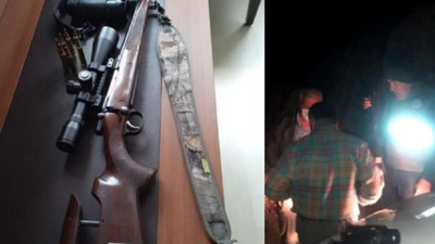 Kaçak avcılar karacalara musallat oldu! Yasadışı karaca avladılar. Çatalca'da dehşet anları. Jandarma baskınla kaçak avcıları yakaladı