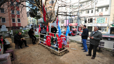 Sinan Ateş’in mezarı başında 24 saat nöbet. Mezarı başında geceleri ateş yakılıyor