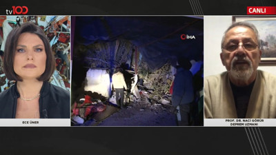 Prof. Dr. Naci Görür'den kritik deprem uyarısı. Naci Görür tv100 canlı yayınında anlattı... İstanbul depremi için uyardı: Olasılık 70’lere çıktı