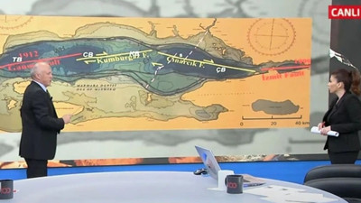 Yaşanacak İstanbul depreminin büyüklüğünü haritada anlattı. Su yükselmesine karşı canlı yayında uyardı. İstanbul'un bu ilçelerinde oturanlar dikkat