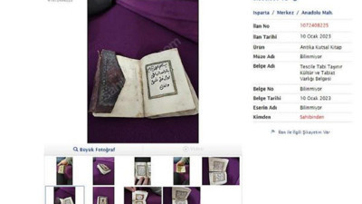 Asırlık, koleksiyonluk, dededen kalma... İnternette 'el yazması' Kuran-ı Kerim için 9 milyon 600 bin lira isteniyor