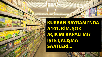 Bayramda marketler açık mı kapalı mı. Kurban Bayramı'nda marketler çalışıyor mu? 2023 A101, BİM, ŞOK marketler çalışma saatleri