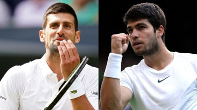Wimbledon tek erkekler finalinde beklenen karşılaşma. Novak Djokovic ve Carlos Alcaraz finalde kozlarını paylaşacak