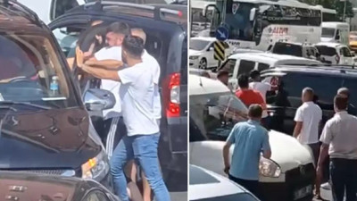 Metris Cezaevi önünde minibüs şoförüne böyle saldırdılar