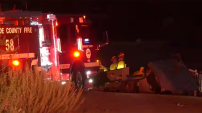 Helikopterler havada çarpıştı. Yangına müdahale ediyorlardı. Biri iniş yapabildi diğeri ise düştü: 3 kişi hayatını kaybetti