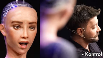 Oğuzhan Uğur, Robot Sophia'yı dize getirdi! Güç mü, kontrol mü? İşte insanla robotun tartışması