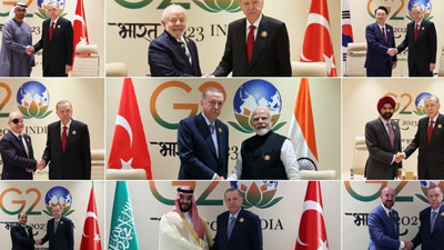 Cumhurbaşkanı Erdoğan'ın G20 Liderler Zirvesi'ndeki diplomasi trafiği. Erdoğan'ın F-16 ve İşveç çıkışı dünyada manşet oldu