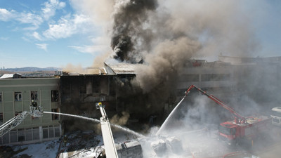 Ankara sanayi sitesinde büyük yangın! 2 kişi hayatını kaybetti