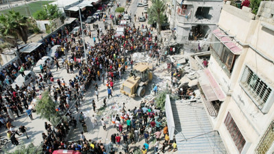 Gazze'de yerinden edilen kişi sayısı bir buçuk milyona dayandı.  Birleşmiş Milletler, sığınakların aşırı kalabalıklaştığı uyarısında bulundu