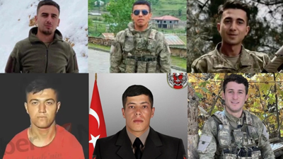 Türkiye 24 saatte 12 şehit verdi.  Milli Savunma Bakanlığı askerlerimizin kimliklerini açıkladı. İşte o kahramanlar