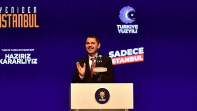 AK Parti İBB Başkan adayı Murat Kurum Haliç Kongre Merkezi'nde projelerini açıkladı. Silivri'ye metrobüs geliyor, ilköğretim öğrencilerine ücretsiz ulaşım, 100 bin sosyal konut