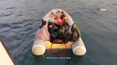 Denizin ortasında can pazarı. Bunun adı vicdansızlık! Yunanistan yetkilileri göçmenlerin botlarının motorunu söküp, insanları ölüme terk etti