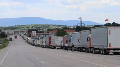 Sınır kapısında 10 kilometrelik “Schengen” kuyruğu