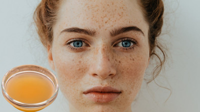 Güneş lekelerinden eser kalmayacak: Sirkeli bu kür hem ekonomik hem etkili. Güneş lekelerine doğal çözüm bulundu