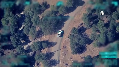 MİT operasyonun görüntülerini paylaştı: Terör örgütünün sözde sorumlusunun etkisiz hale getirildiği anlar kamerada