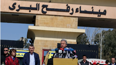 Birleşmiş Milletler'den Gazze'ye destek sürüyor. Oruç tutan Guterres 'yalnız değilsiniz' mesajı iletti