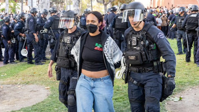 ABD'de Gazze eylemleri sürüyor. New York'ta 300 protestocu gözaltına alındı