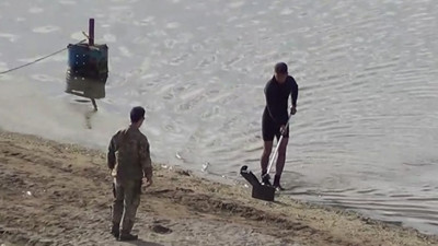 Eğirdir Gölü'nden bomba fışkırdı. İstanbul'dan gelen özel ekip çıkardı
