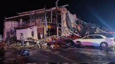 Hortum dehşeti yaşandı. Çok sayıda ölü var. Texas, Oklahoma ve Arkansas'ı vurdu