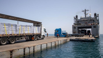 Gazze'de iskelenin parçası koptu. İnsani yardım operasyonları askıya alındı