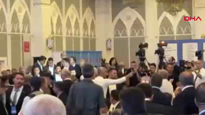 Türkiye Belediyeler Birliği seçimlerin salon karıştı. DEM Parti ile AK Parti ve MHP'li belediye başkanları arasında tartışma çıktı