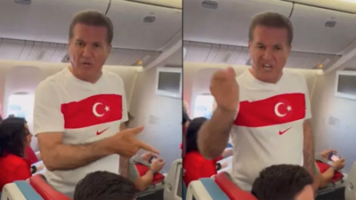 Çok sinirlendi, o da Almanya'ya gitti, video çekti. Mustafa Sarıgül uçakta sorulan soruya öyle sinirlendi ki: Öyle düşünen uçaktan insin!