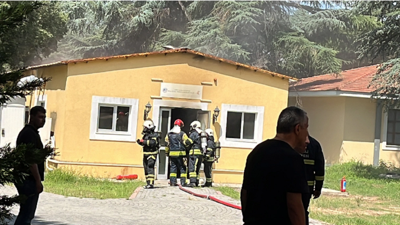 Üniversite laboratuvarında deney sırasında yangın çıktı