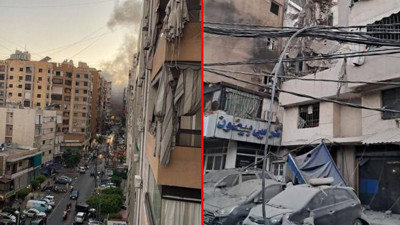 Son Dakika... İsrail'den Lübnan'ın başkenti Beyrut'a saldırı