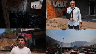 İzmir'de ev ve iş yerleri yanan vatandaşlar yangın anını anlattı: 1 tane bile eşyam kalmadı, ziynet eşyalarım, param hepsi yandı