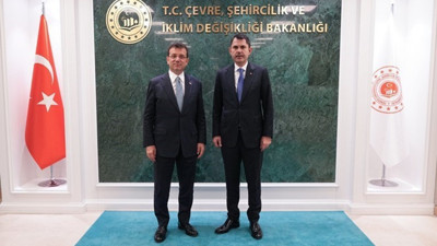 Ekrem İmamoğlu, Murat Kurum'u ziyaret etti