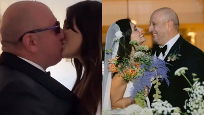 Meriç Aral ve Serkan Keskin evlendi: Sevgilisini gelinlikle görünce ağladı