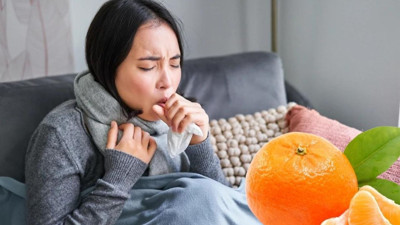 Uykudan öksürükle uyananlar hemen denesin: Mandalina öksürüğü şıp diye kesiyor