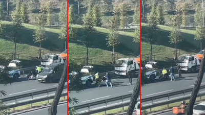 Esenler'de polislere çarpıp kaçan taksici, yakalanınca ekiplere saldırdı! O anlar saniye saniye böyle görüntülendi
