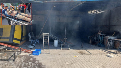 Mersin'de boya imalathanesinde patlama!  2'si ağır 3 yaralı