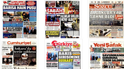 Gazeteler TUSAŞ saldırısını manşetlerinde nasıl gördü? Hangi gazete saldırıyı manşetine taşımadı? 24 Ekim gazete manşetleri...