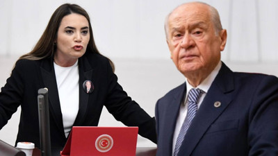 Alparslan Türkeş'in kızından Bahçeli'ye sert tepki: Babamın resmini indirsinler terörist başının resimlerini assınlar