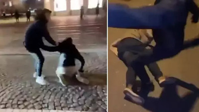 Ajax-Maccabi Tel Aviv maçında olaylar çıktı! İsrail taraftar grubu Hollanda'da saldırıya uğradı: En az 10 kişi yaralandı. İşte o görüntüler...